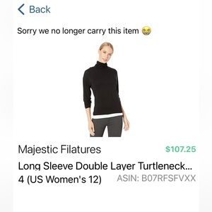 Super soft double layer turtleneck in a size 4 (12) by Majestic Filatures